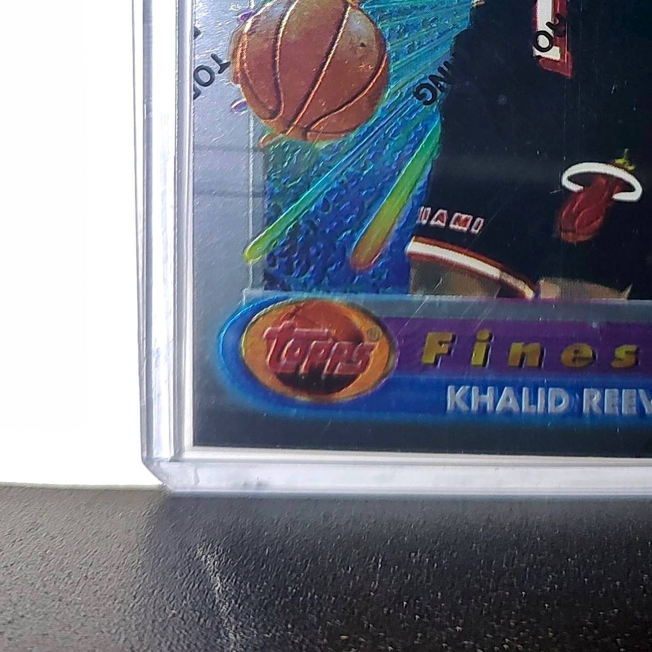 Khalid Reeves Rookie 1994-95 Topps Finest #303 Card