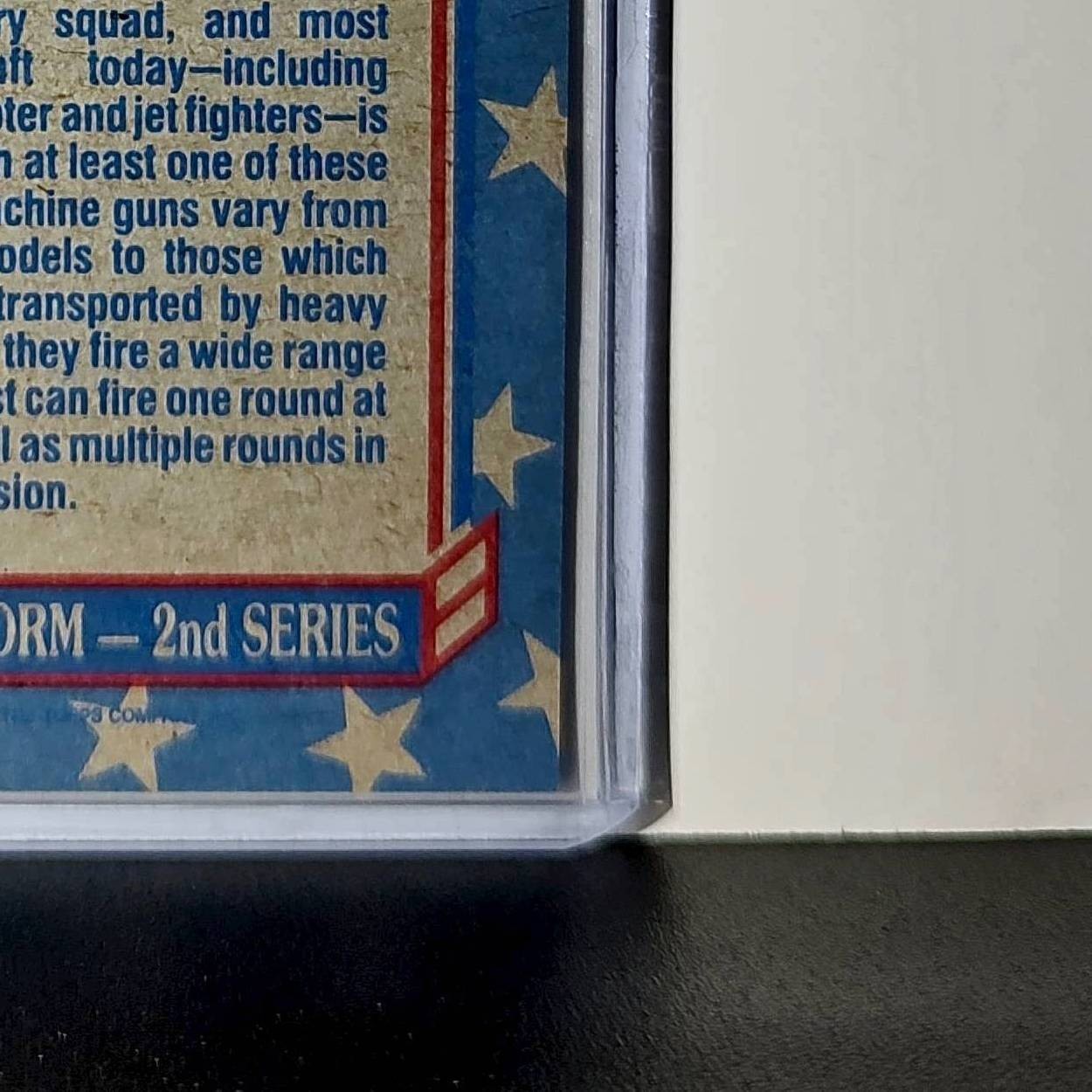 Machine Gun 1991 Topps Desert Storm #95 Card