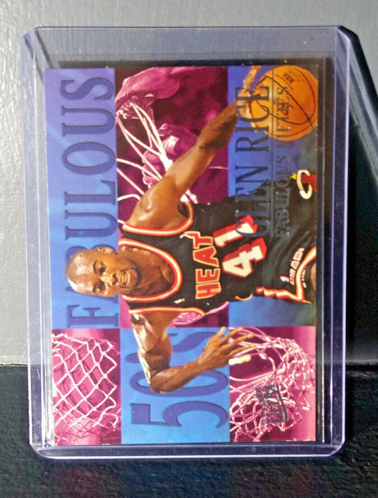 1995-96 Glen Rice Fleer Ultra Fabulous Fifties #7 Basketball Card