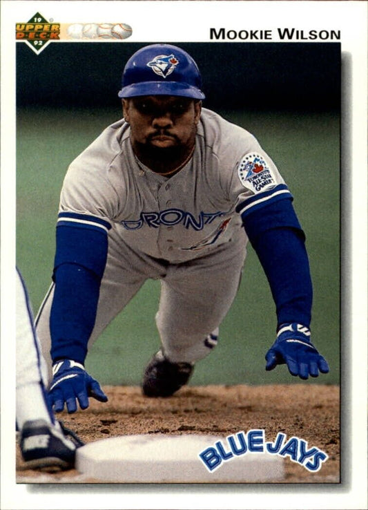 Mookie Wilson 1992 Upper Deck MLB #391 Baseball Card Toronto Blue Jays