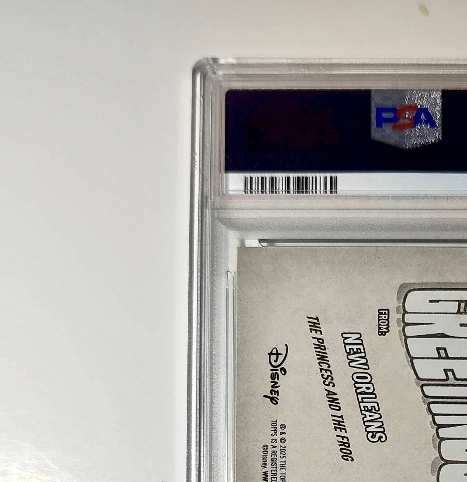 New Orleans 2025 Topps Disney #GF-14 Greetings The Princess and the Frog PSA 9
