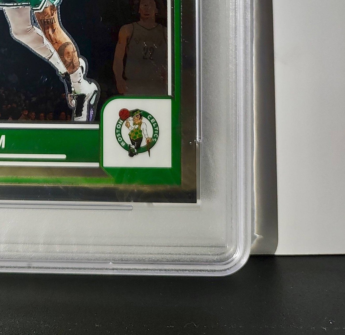Jayson Tatum 2023 Panini Premium Stock NBA Hoops #9 Jumbo PSA 9 Mint