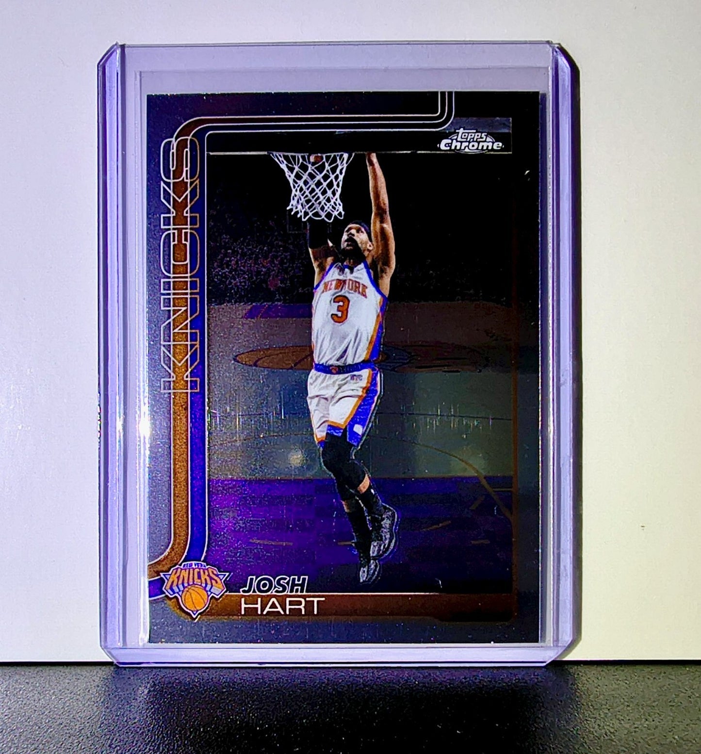 Josh Hart 2025-26 NBA Topps Chrome Update #72 Basketball Card New York Knicks