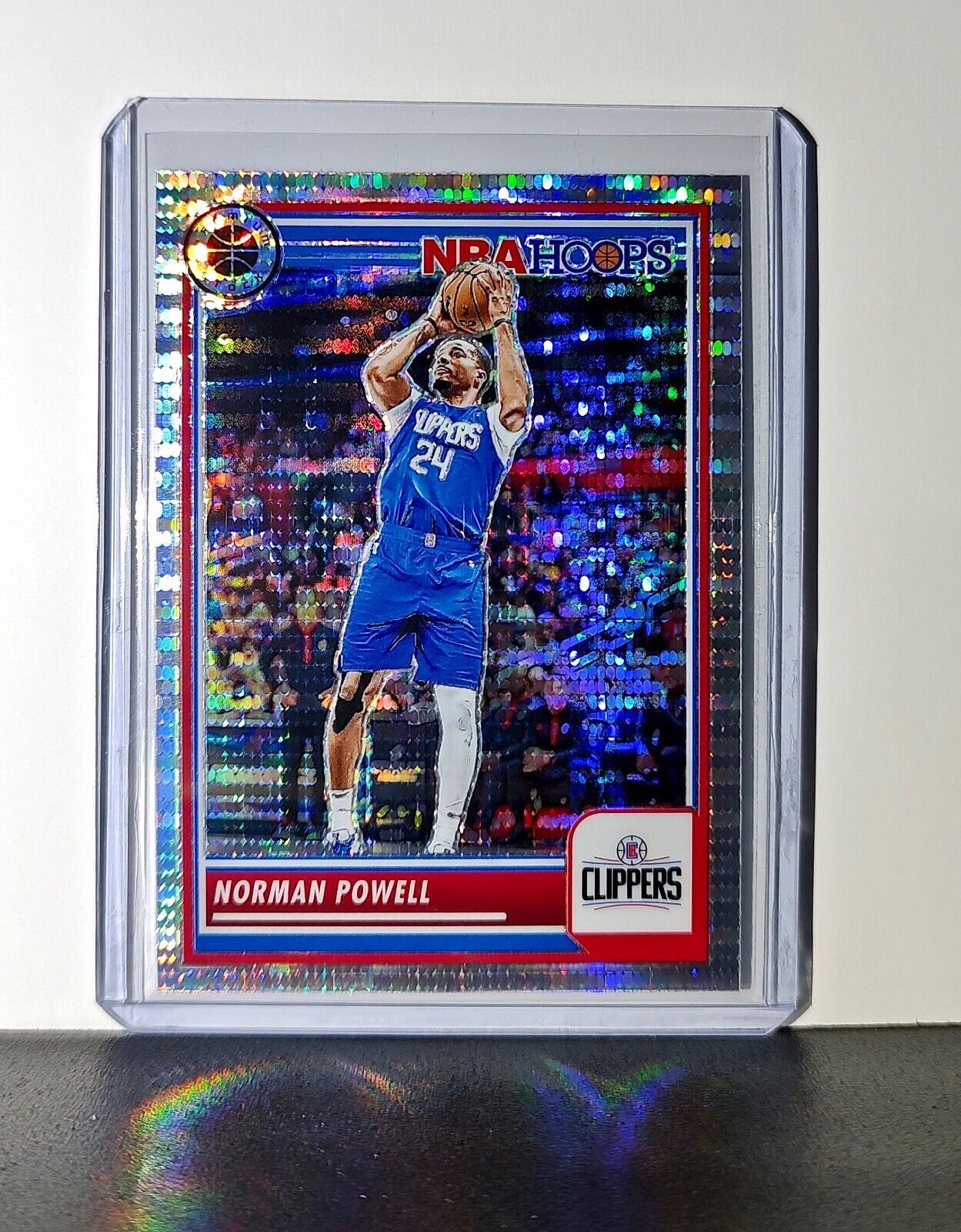 Norman Powell 2023-24 Panini Premium NBA Hoops #203 Pulsar Prizm Clippers