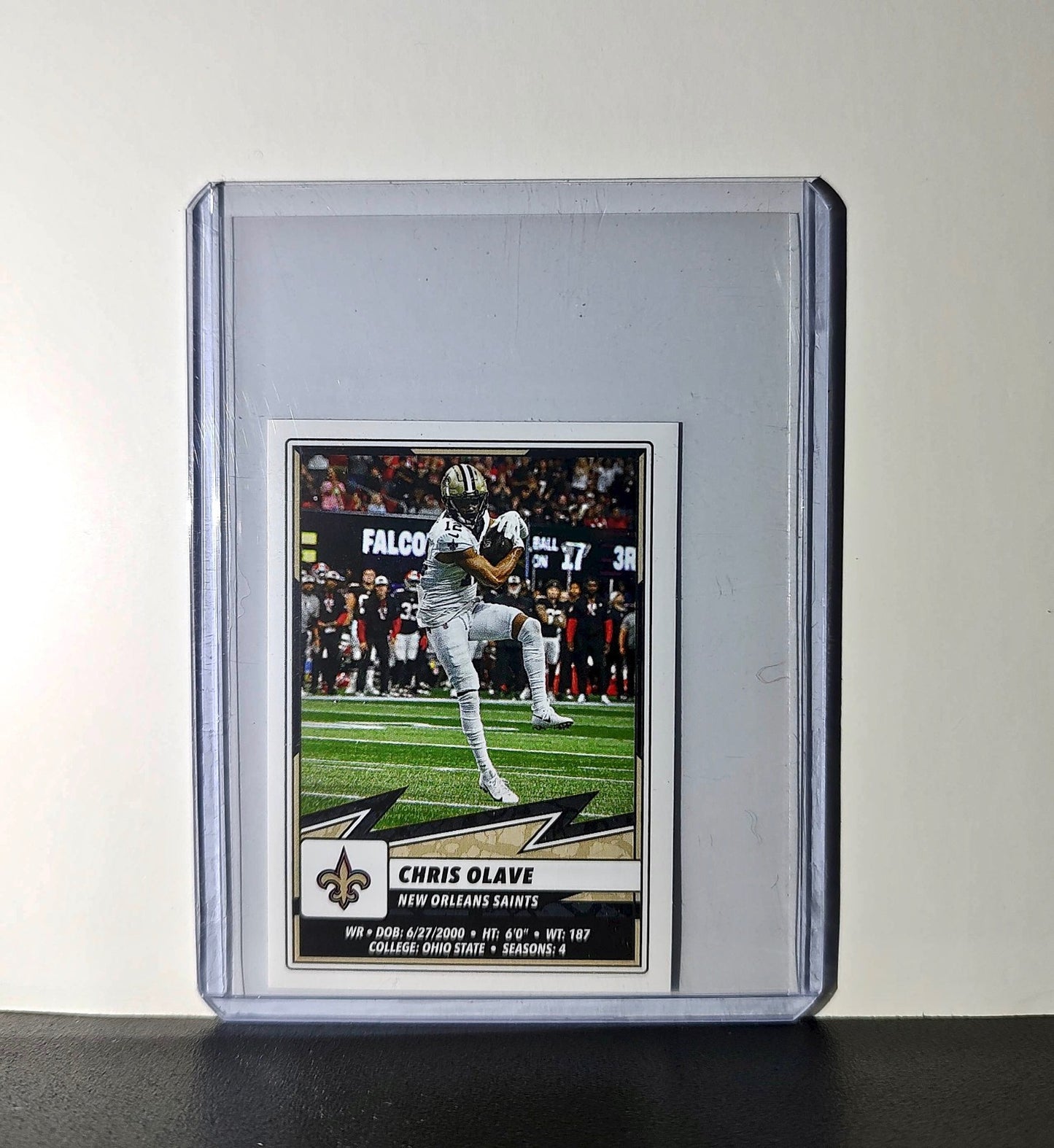 Chris Olave 2025 Panini NFL #458 Sticker New Orleans Saints