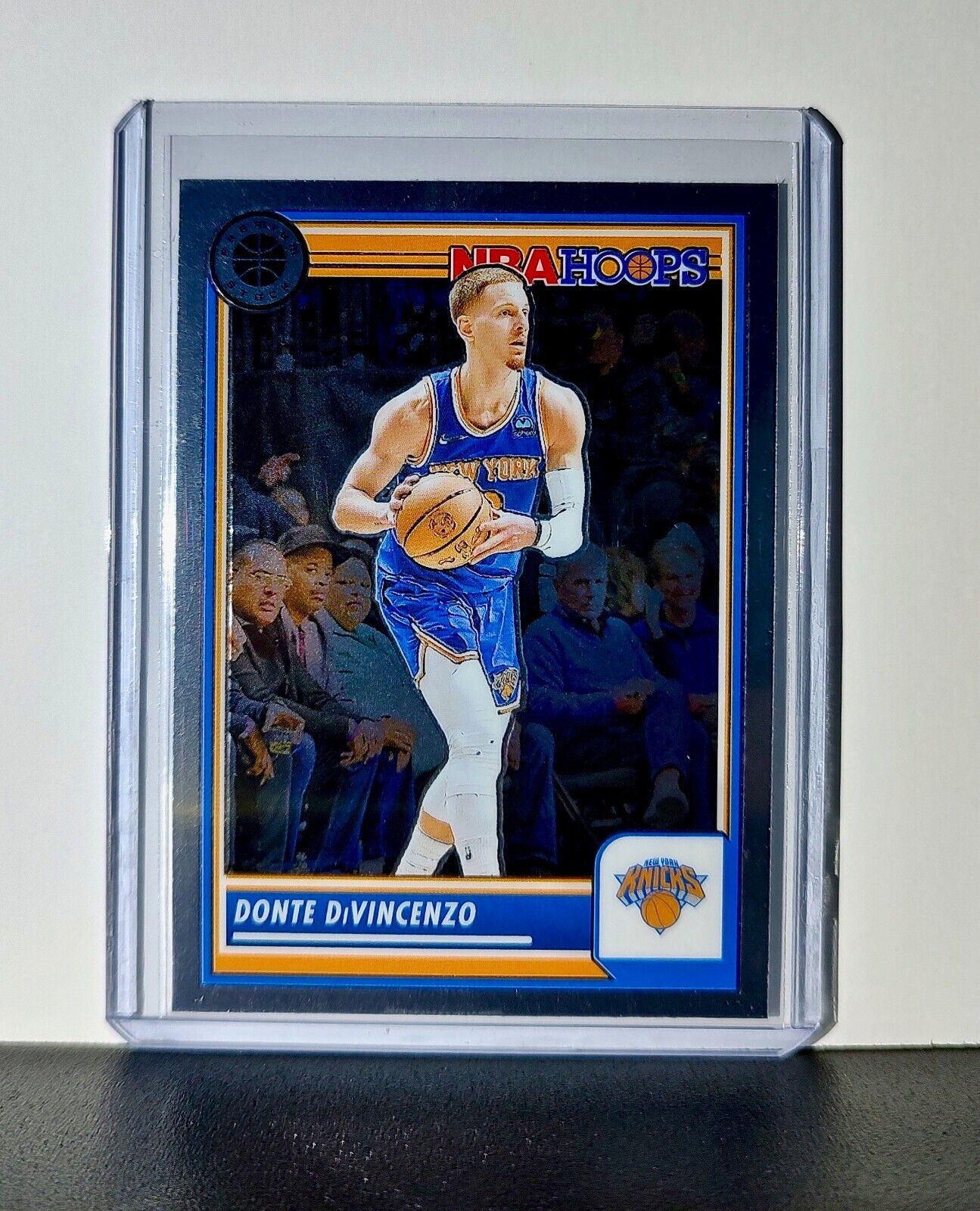 Donte DiVincenzo 2023-24 Panini Premium Stock NBA Hoops #145 Card NY Knicks