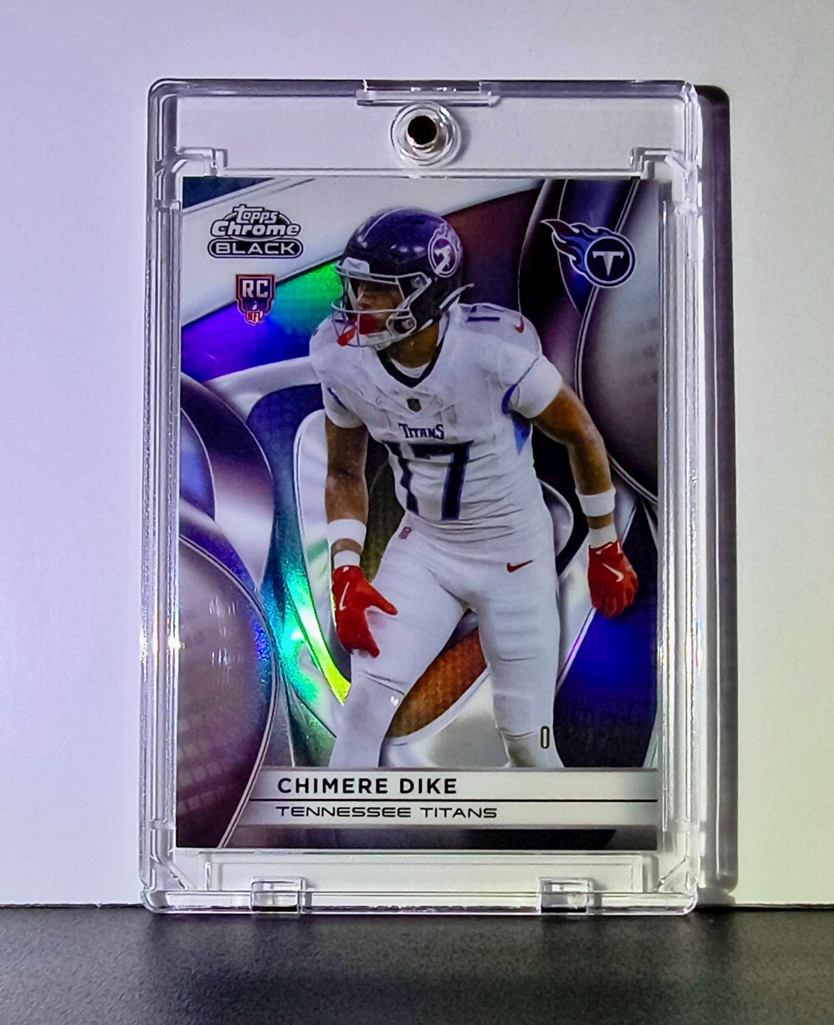 Chimere Dike Rookie 2025 NFL Topps Chrome Black #149 Silver Refractor 18/299