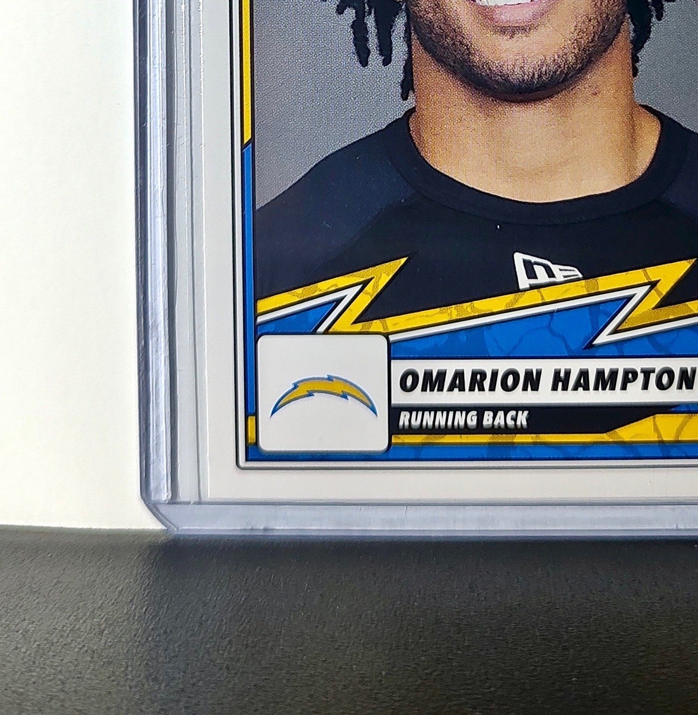 Omarion Hampton Rookie 2025 Panini NFL #79 Sticker Card Los Angeles Chargers