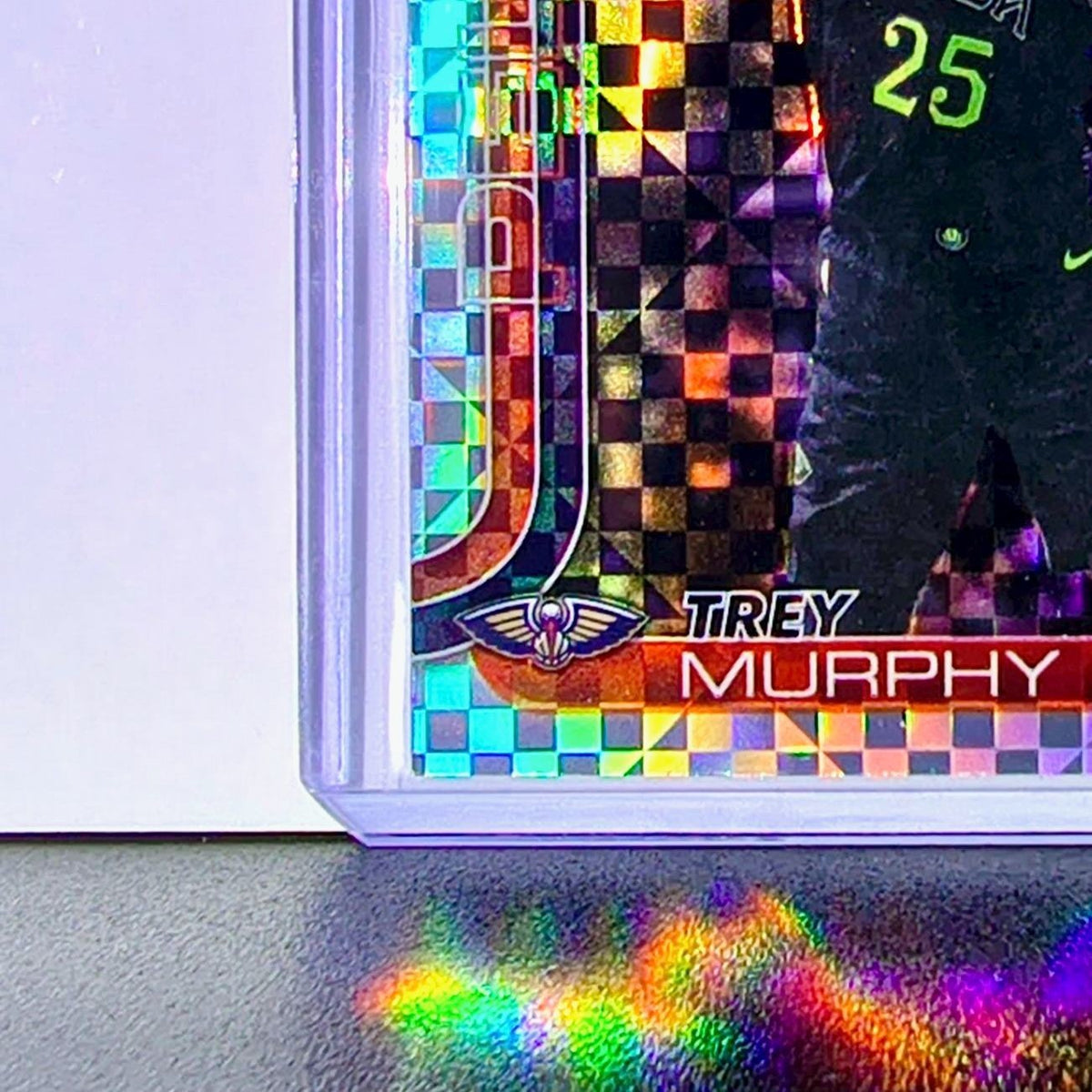 Trey Murphy III 2025-26 NBA Topps Chrome Update X-Fractor #56 Card Pelicans