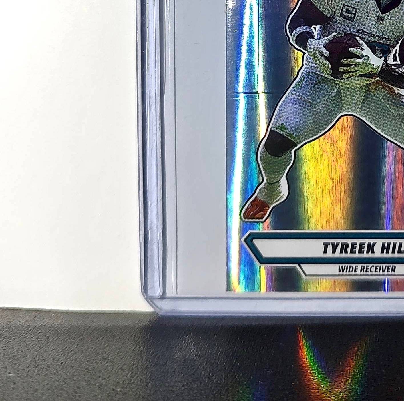 Tyreek Hill 2025 Panini NFL #55 Foil Sticker Miami Dolphins