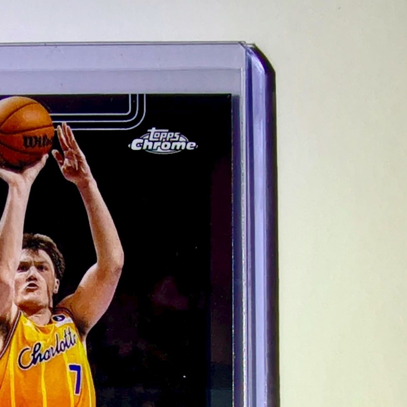 Kon Knueppel Rookie 2025-26 NBA Topps Chrome Update #154 Card Charlotte Hornets