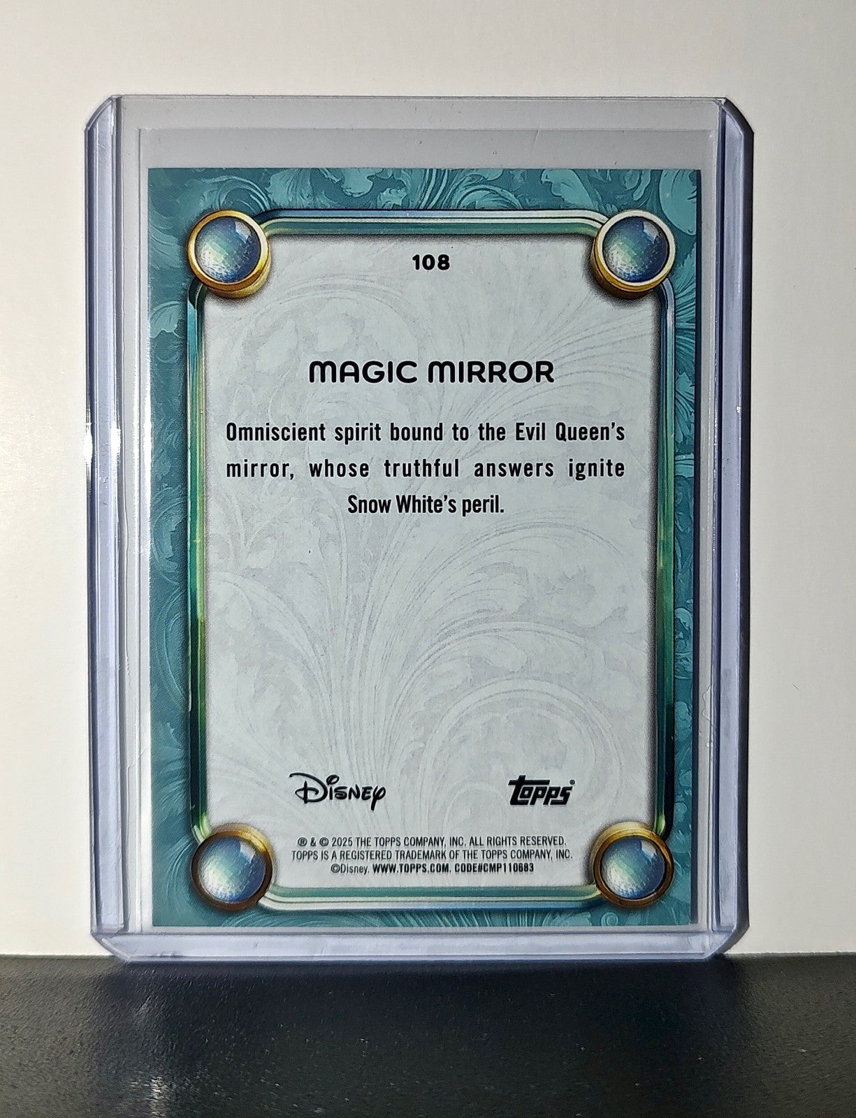 Magic Mirror 2025 Topps Disney #108 Diamond Card Snow White & the Seven Dwarfs