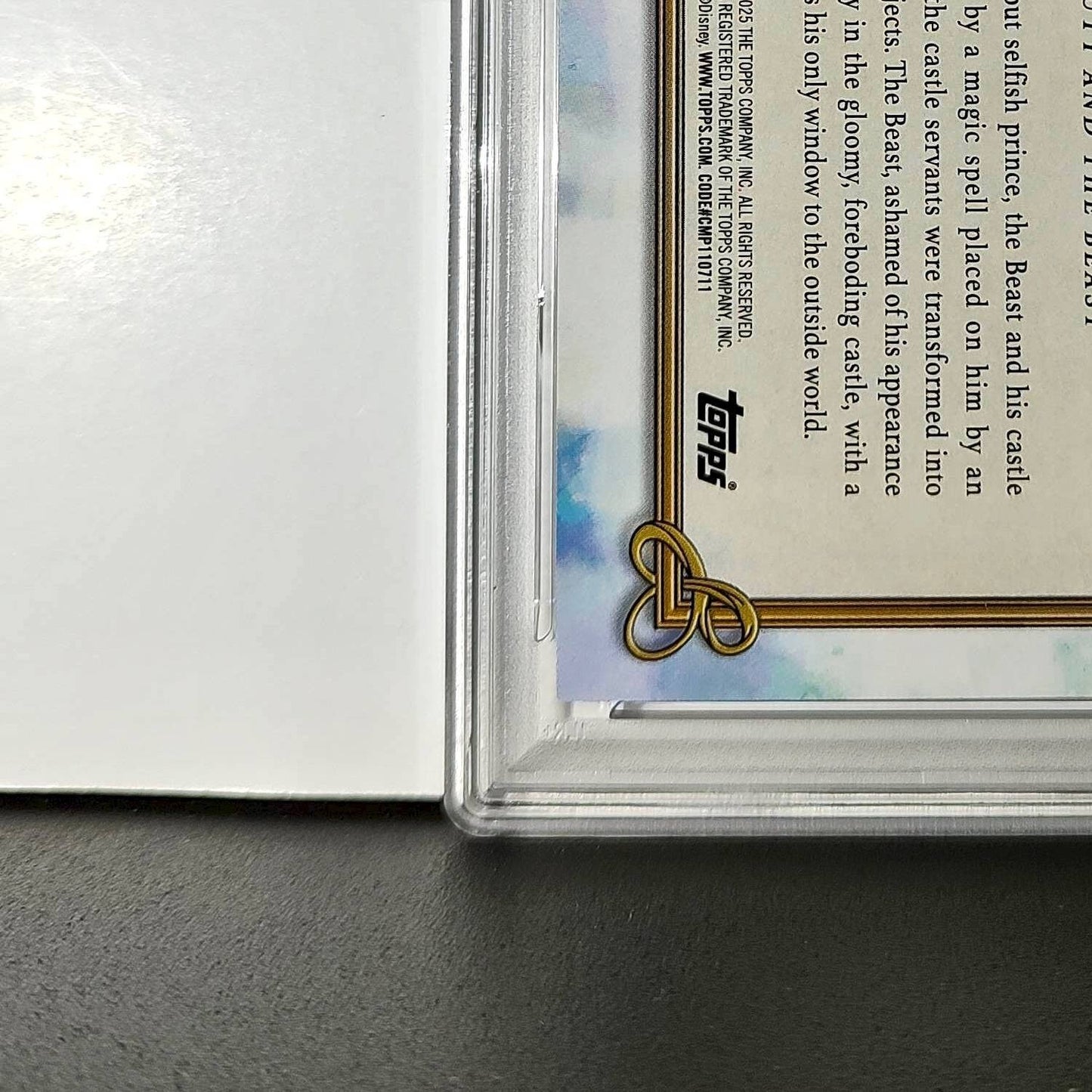 Beast's Castle 2025 Topps Disney #C-9 Card Beauty and the Beast PSA 9