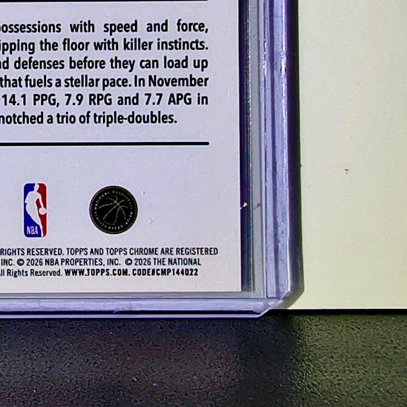 Rui Hachimura 2025-26 NBA Topps Chrome Update #84 Basketball Card LA Lakers