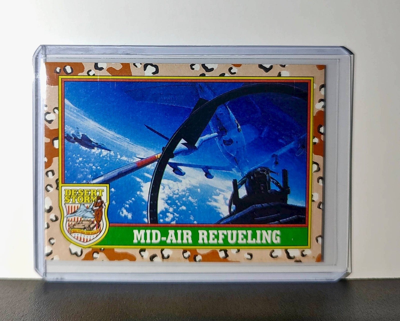 Mid-Air Refueling 1991 Topps Desert Storm #79 Card