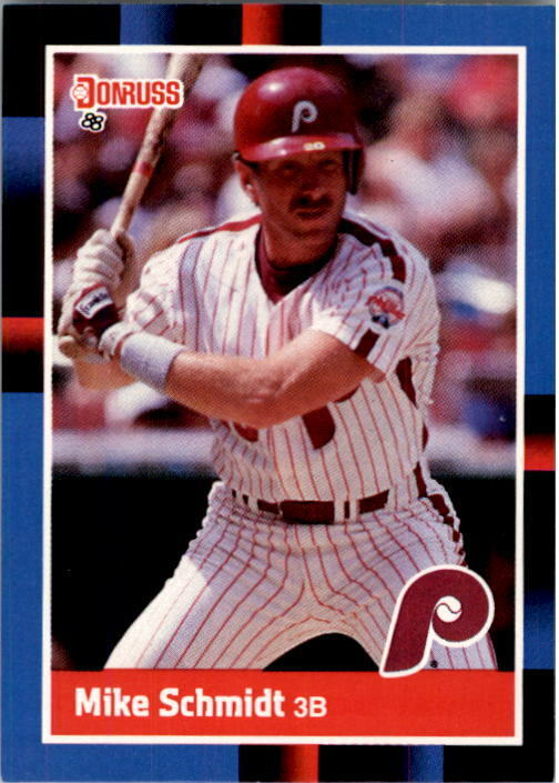 1988 Mike Schmidt Donruss Baseball Card #330