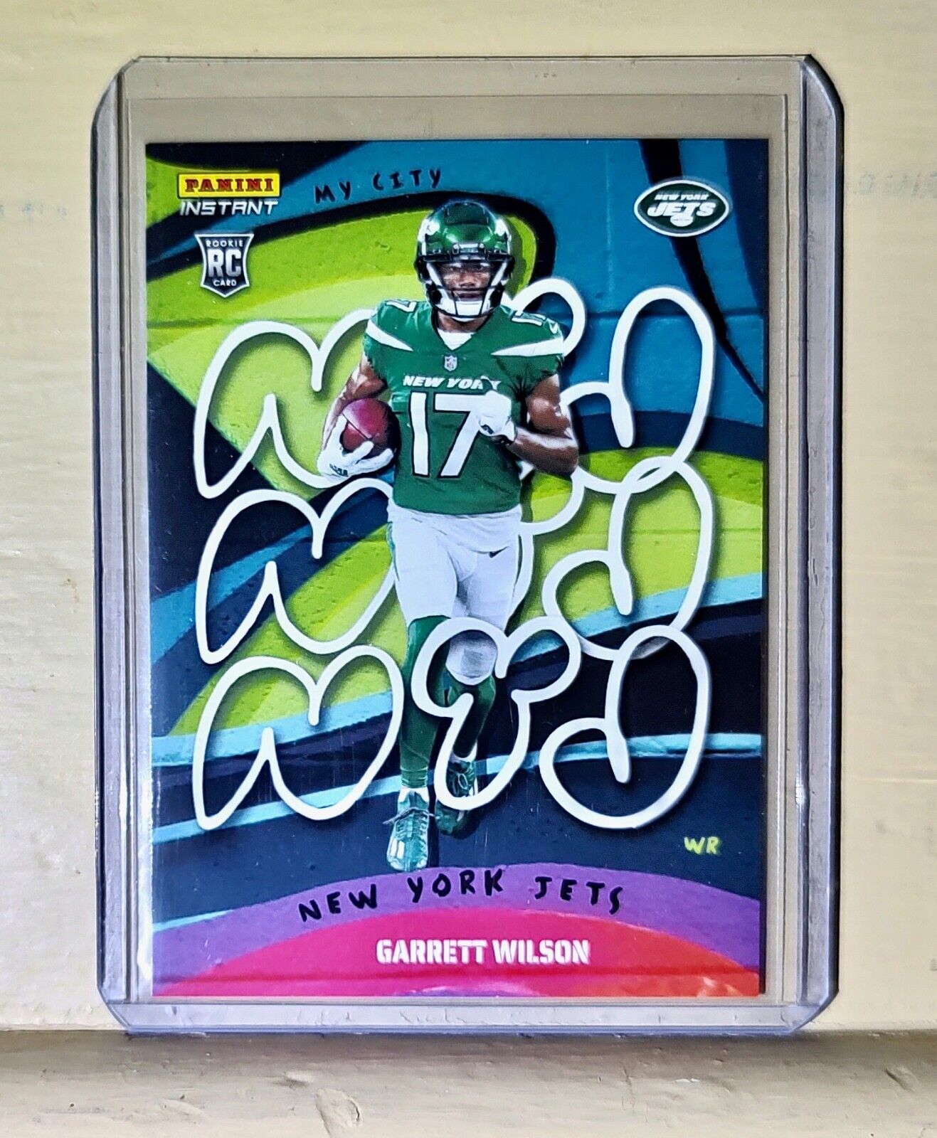 Garrett Wilson 2022 Panini NFL MyCity #25 Rookie Football Card 1/1860