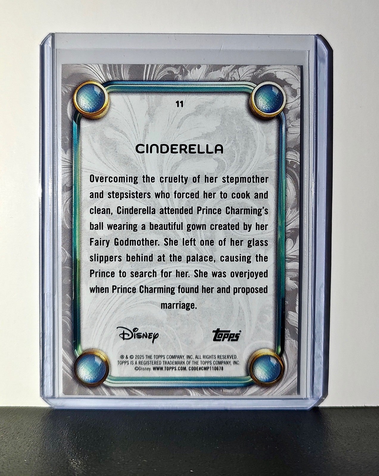 Cinderella 2025 Topps Disney Wonder #11 Card Cinderella