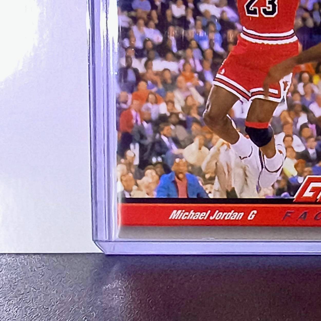 Michael Jordan 1992-93 Upper Deck Game Faces #488 Basketball Card Chicago Bulls