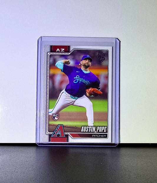 Austin Pope Rookie 2026 Topps Update MLB #US272 Card Arizona Diamondbacks
