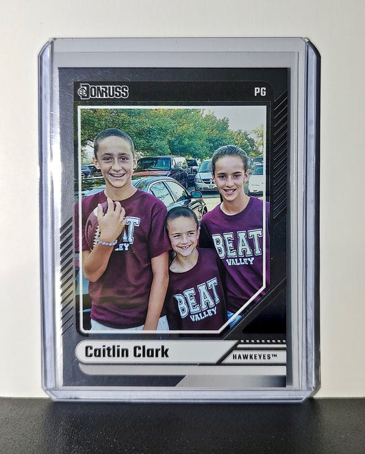 Caitlin Clark 2024 Silver Foil Panini Donruss #16 Basketball Card Iowa Hawkeyes