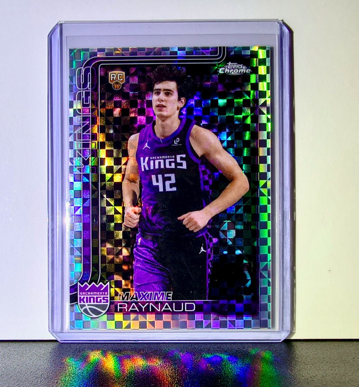 Maxime Raynaud Rookie 2025-26 NBA Topps Chrome Update X-Fractor #193 Card Kings