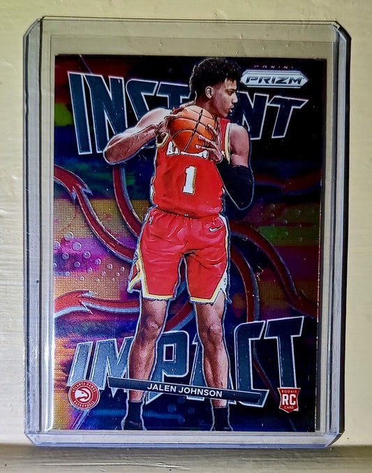 Jalen Johnson 2021-22 Panini Prizm Instant Impact NBA #23 Rookie Card