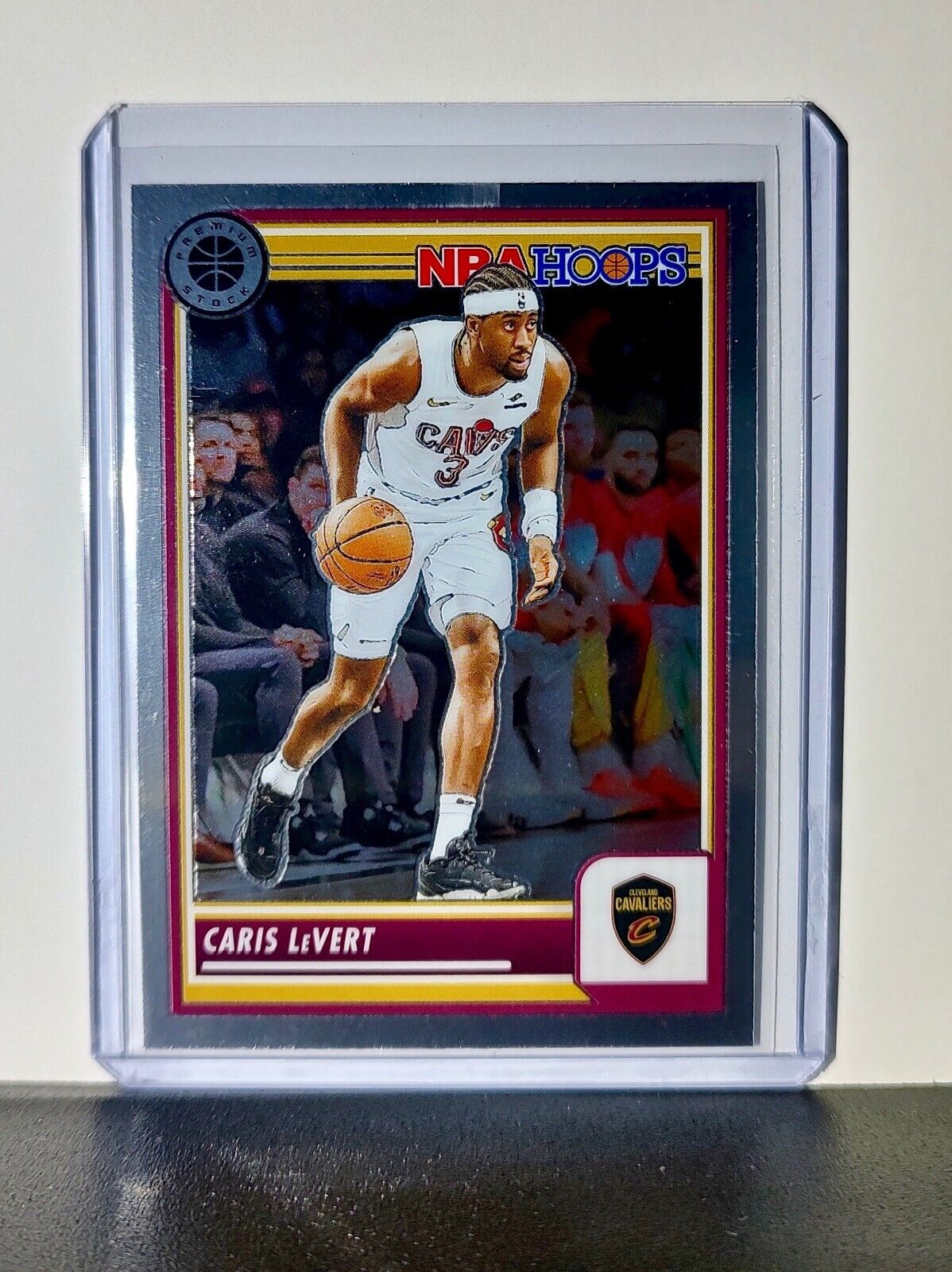 Caris LeVert 2023-24 Panini Premium Stock NBA Hoops #3 Card Cleveland Cavaliers