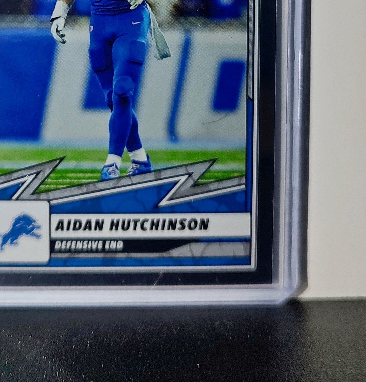 Aidan Hutchinson 2025 Panini NFL #39 Foil Sticker Card Detroit Lions