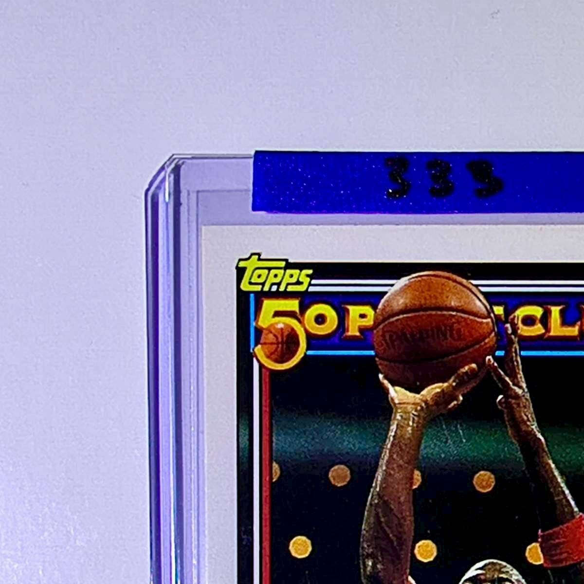 Michael Jordan 1992-93 Topps 50 Point Club #205 Basketball Card Chicago Bulls