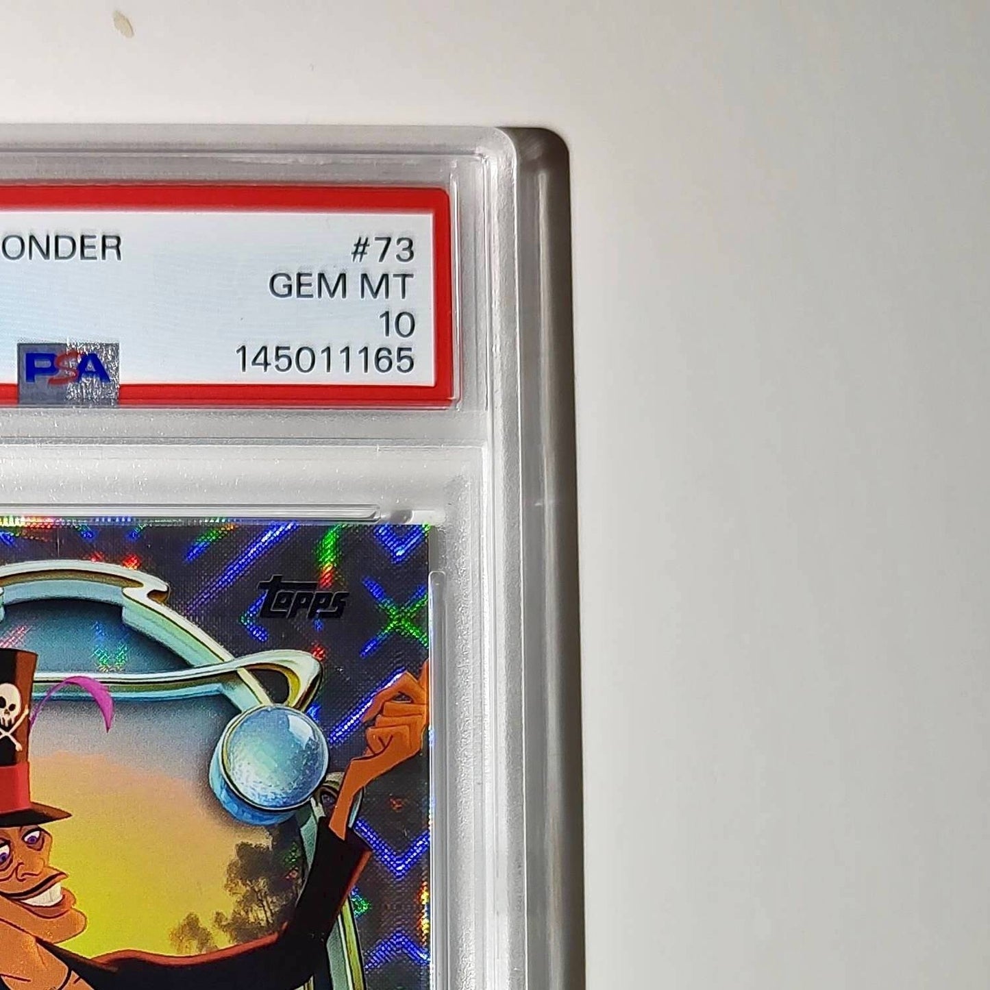 Dr. Facilier 2025 Topps Disney #73 Winter The Princess and the Frog PSA 10