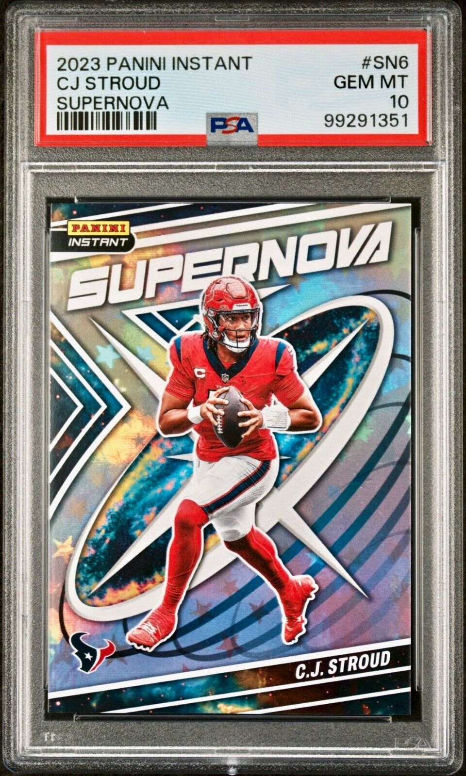 C.J. Stroud 2023 Panini Supernova NFL #SN-6 Football Card Graded PSA 10 Gem Mint