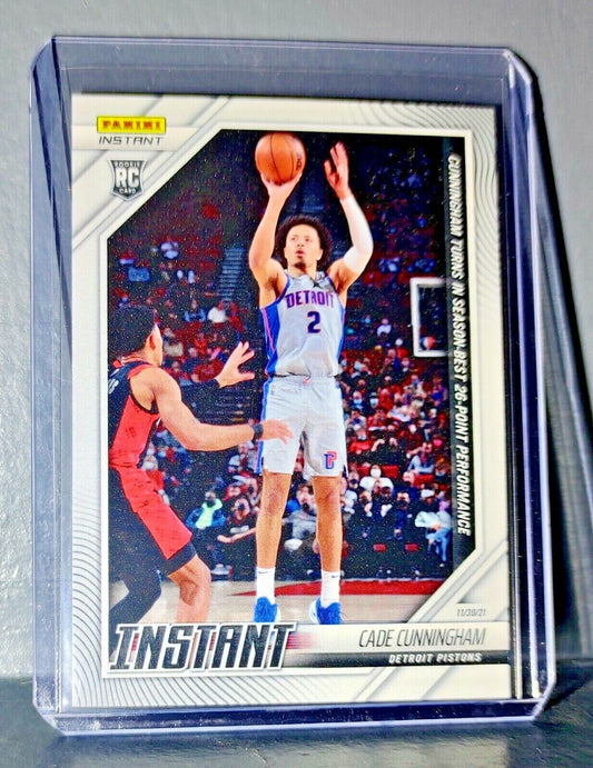 Cade Cunningham 2021-22 Panini NBA Instant #43 Rookie Basketball Card 1 of 531