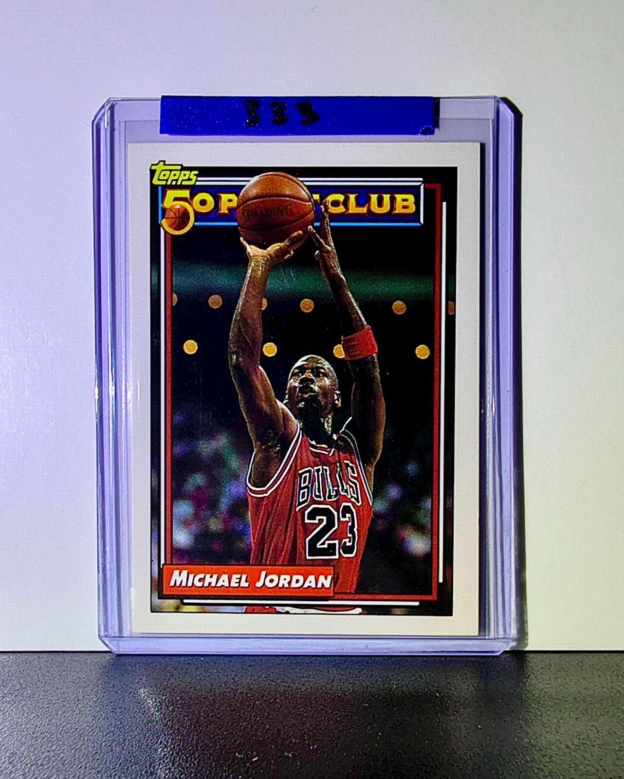 Michael Jordan 1992-93 Topps 50 Point Club #205 Basketball Card Chicago Bulls