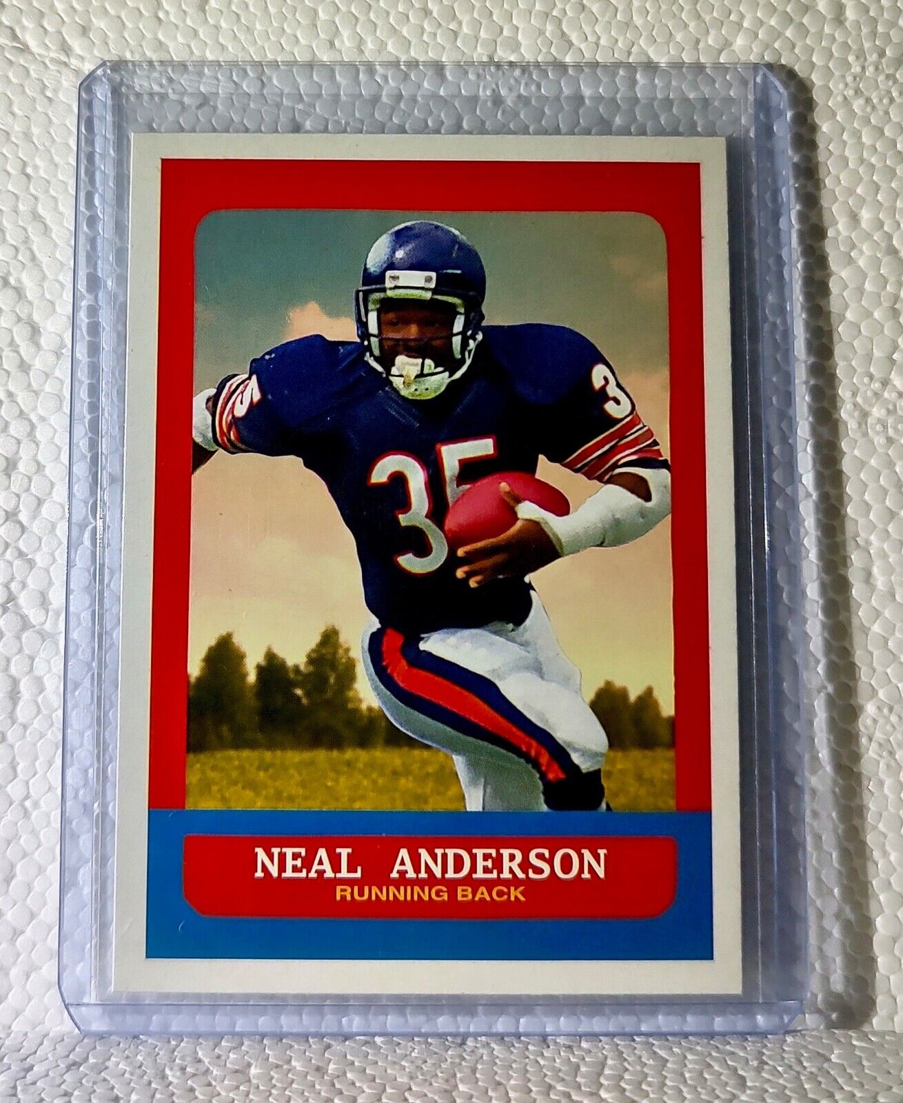 Neal Anderson 2023 Topps NFL #355 Composite Football Card Chicago Bears