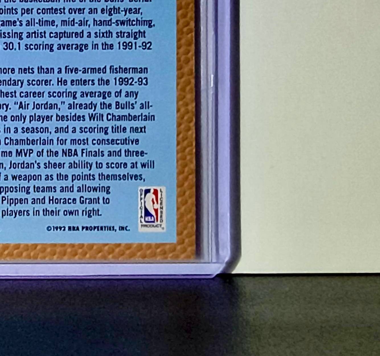 Michael Jordan 1992-93 Fleer League Leader #238 Basketball Card Chicago Bulls