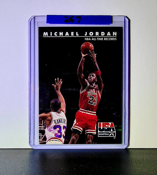Michael Jordan 1992-93 Skybox USA Basketball #45 Basketball Card Chicago Bulls
