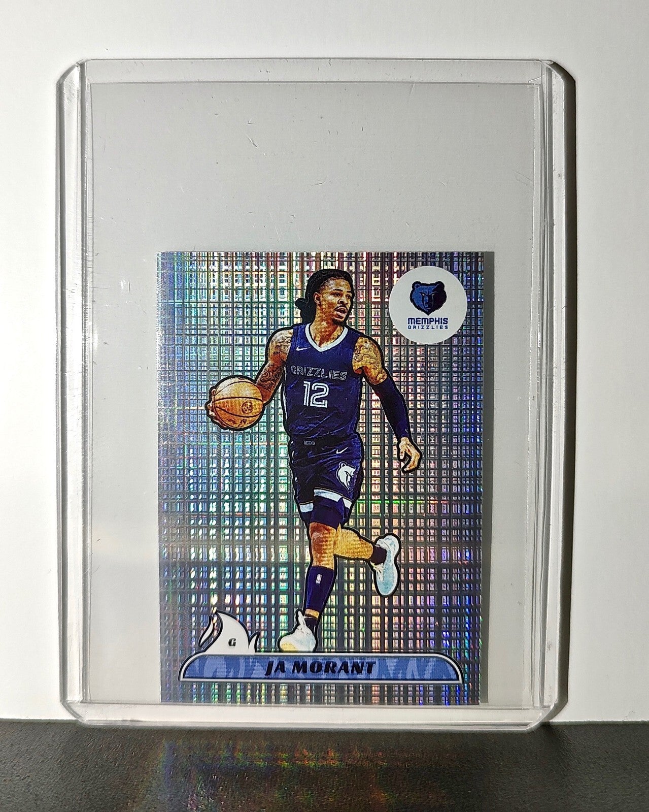 Ja Morant 2024-25 Panini NBA #384 Foil Sticker Card Memphis Grizzlies