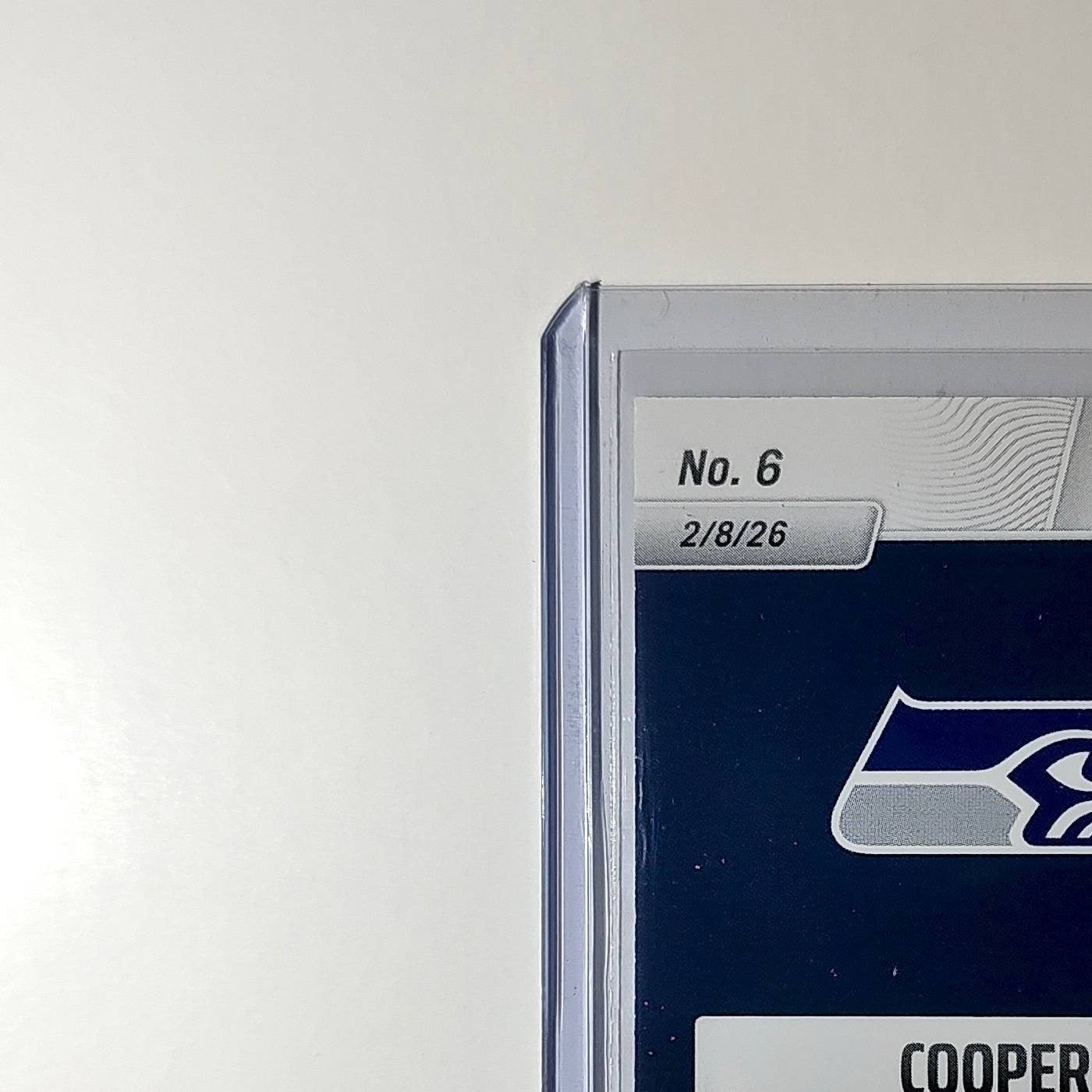 Cooper Kupp 2026 Panini NFL Super Bowl LIX Champions #6 Card Seattle Seahawks
