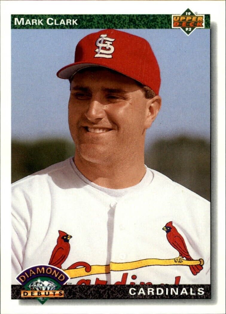 Mark Clark 1992 Upper Deck MLB #773 Rookie Baseball Card St. Louis Cardinals