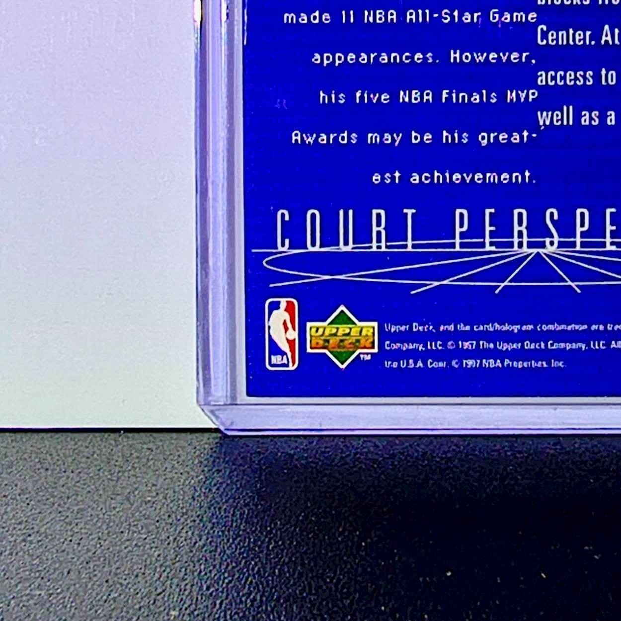 Michael Jordan 1997-98 Upper Deck Court Perspectives #165 Card Chicago Bulls