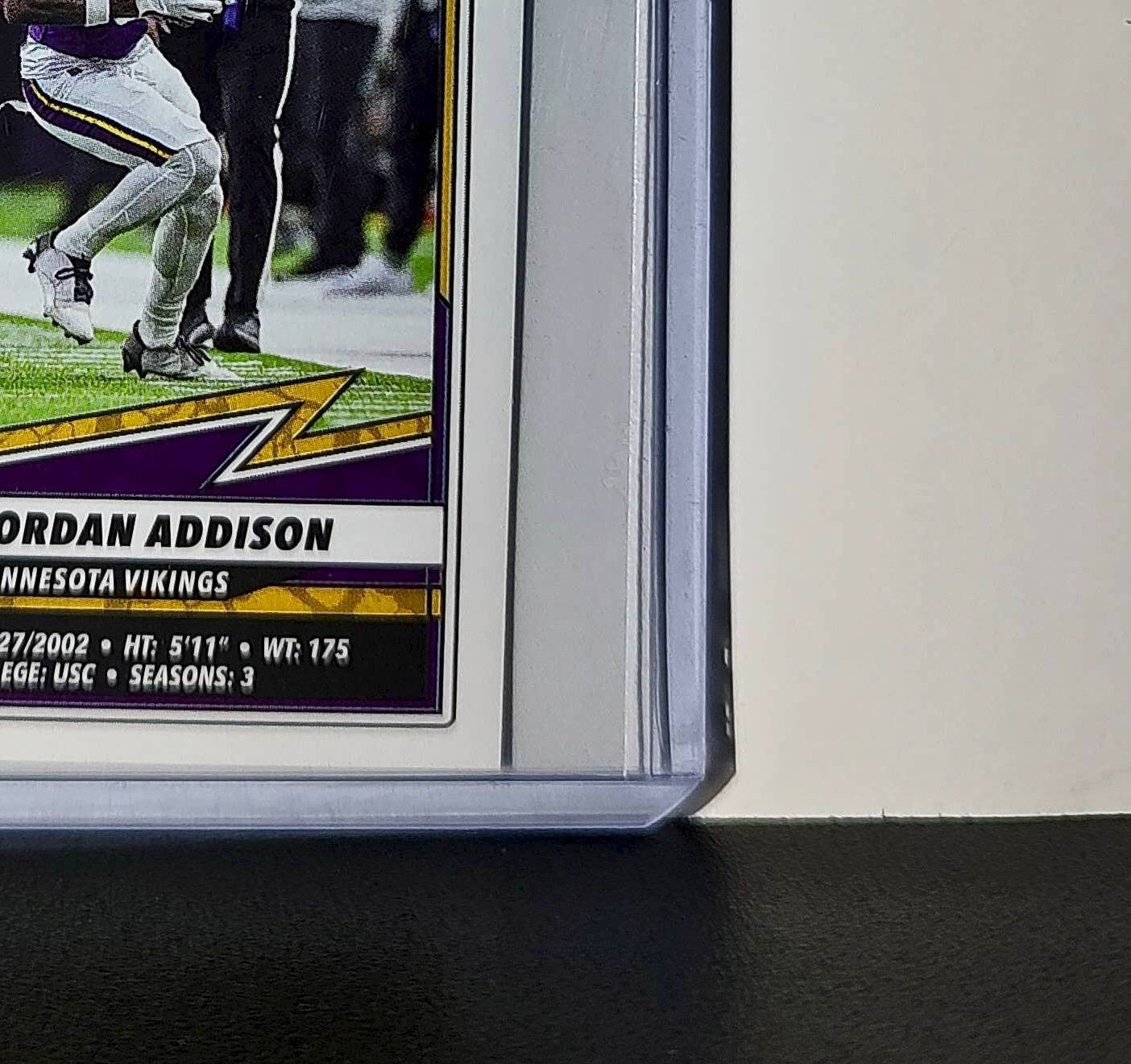 Jordan Addison 2025 Panini NFL #412 Sticker Minnesota Vikings