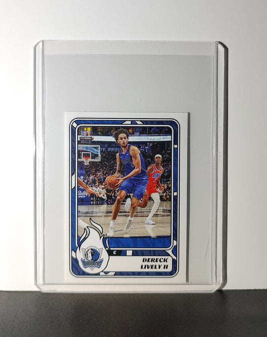 Dereck Lively II Rookie 2024-25 Panini NBA #298 Sticker Card Dallas Mavericks