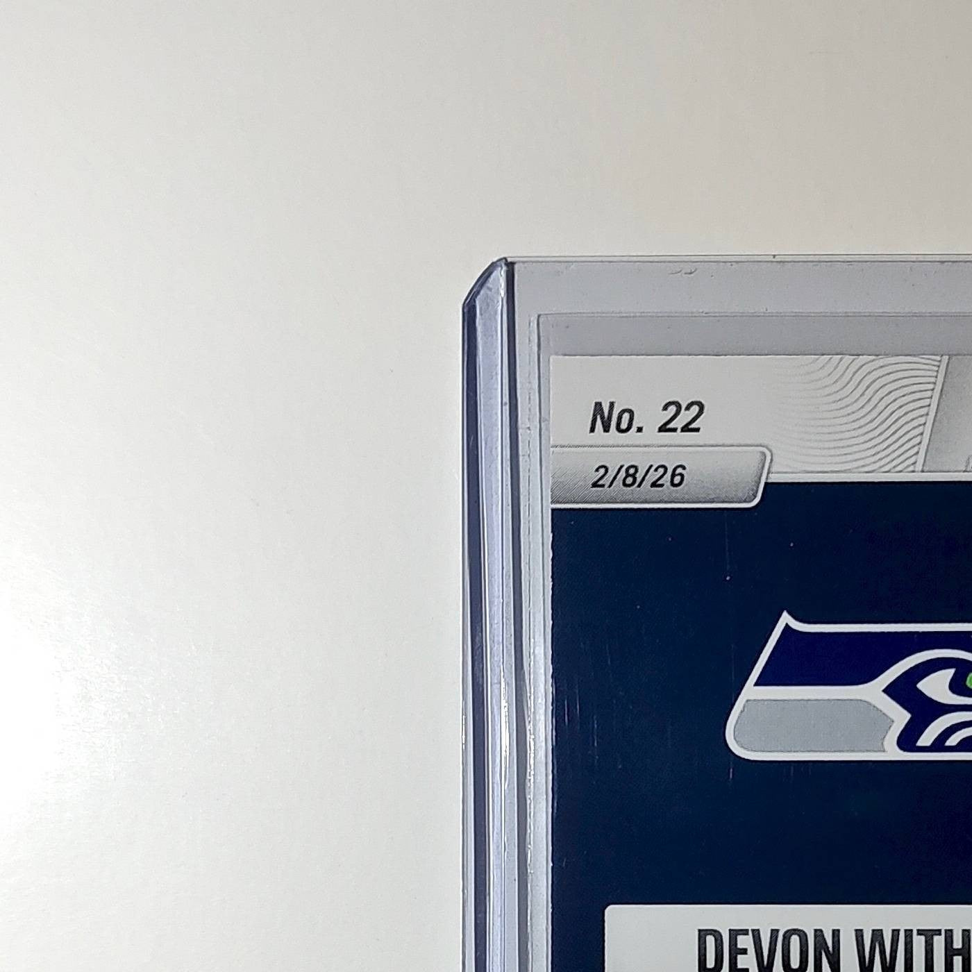 Devon Witherspoon 2026 Panini NFL Super Bowl LIX Champions #22 Seattle Seahawks