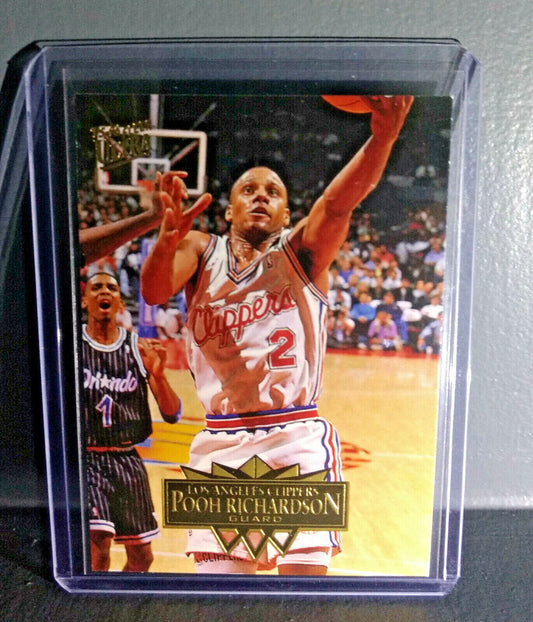 1995-96 Pooh Richardson Fleer Ultra #81 Basketball Card