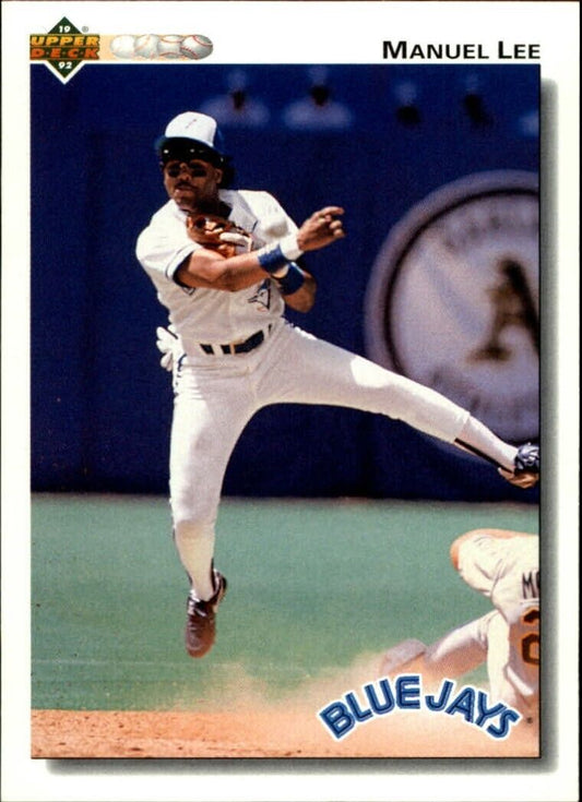 Manuel Lee 1992 Upper Deck MLB #118 Baseball Card Toronto Blue Jays