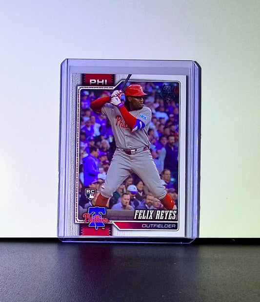 Felix Reyes Rookie 2026 Topps Update MLB #US34 Card Philadelphia Phillies