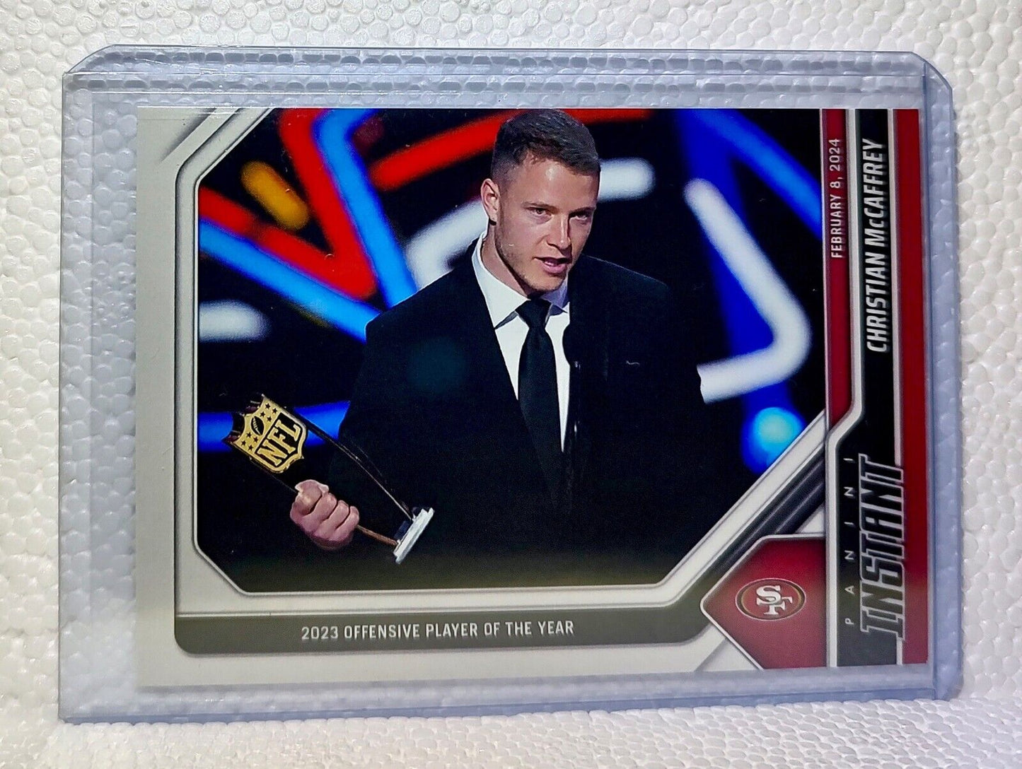 Christian McCaffrey 2023 Panini Offensive Player of the Year #206 Card 1 of 133