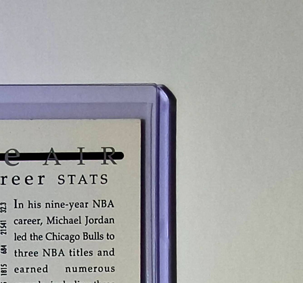 Michael Jordan 1994 Upper Deck Rare Air MJ Decade of Dominance #90 Card Bulls