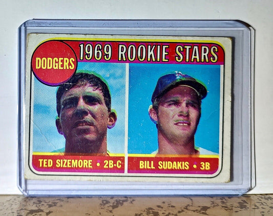 Sizemore / Sudakis 1969 Topps MLB #552 Baseball Card Los Angeles Dodgers